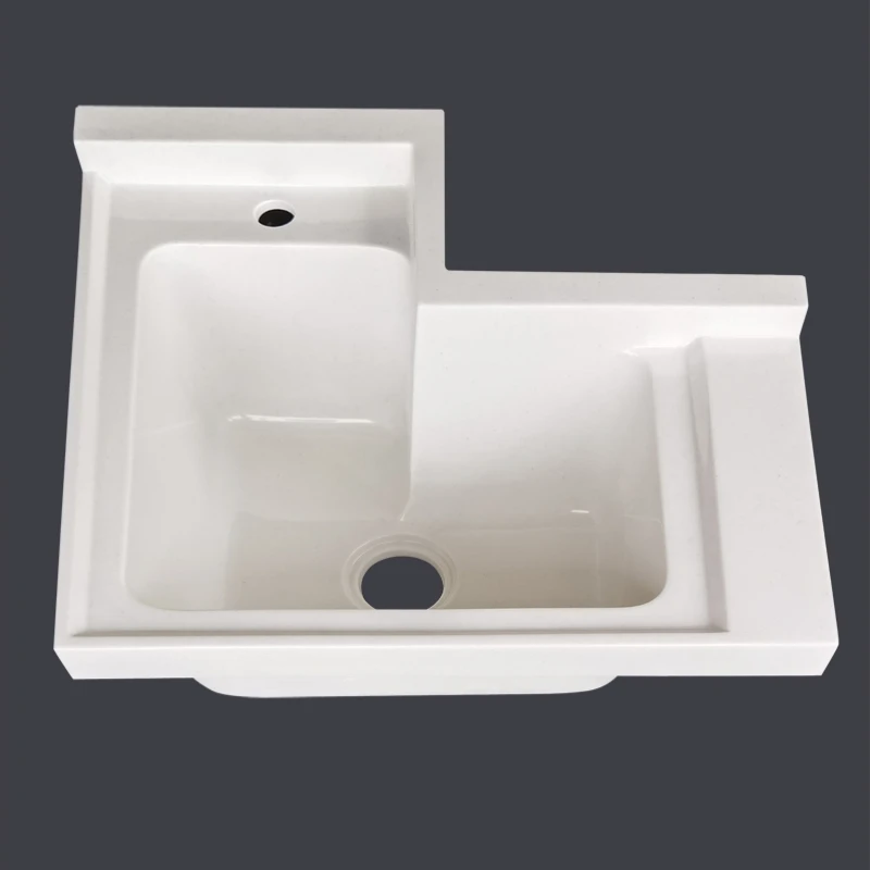 Customized balcony sink, countertop, integrated basin household quartz stone wash basin, single basin, customized
Customized balcony sink, countertop, integrated basin household quartz stone wash basin, single basin, customized