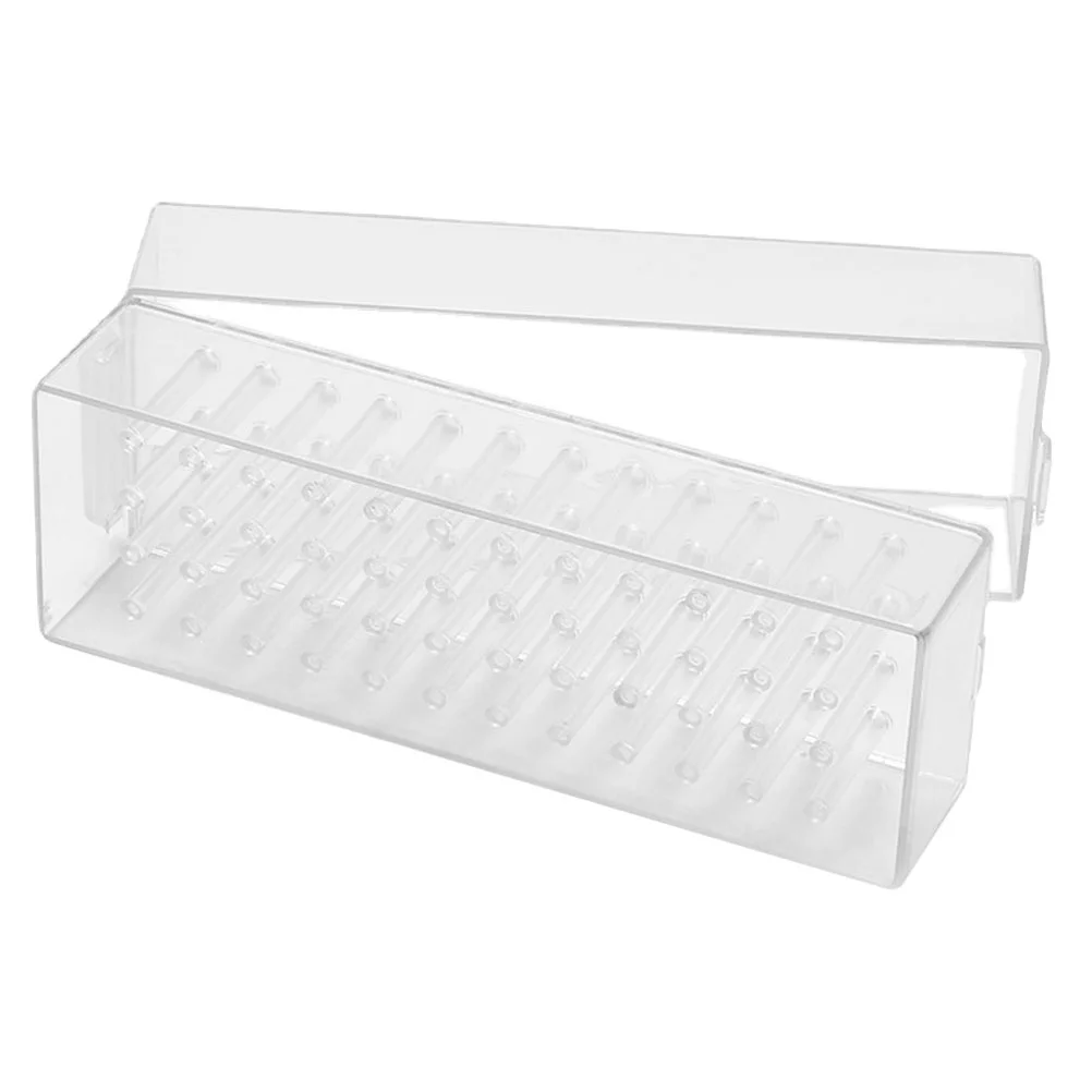 Nail Drill Bits Storage Box Sturdy Plastic Manicure Grinding Head Display Box Nail Drill Bits Storage Organizer Drill Bit Holder
Nail Drill Bits Storage Box Sturdy Plastic Manicure Grinding Head Display Box Nail Drill Bits Storage Organizer Drill Bit Holder