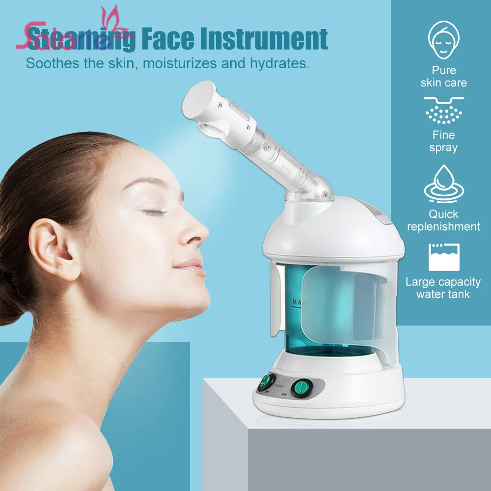 Face Vaporizer Vapour Hot Mist Vaporizador Facial Steamer Skin Care Relax Moisturizer Beauty Aroma Herbal Steaming Face Spa Tool
Face Vaporizer Vapour Hot Mist Vaporizador Facial Steamer Skin Care Relax Moisturizer Beauty Aroma Herbal Steaming Face Spa Tool