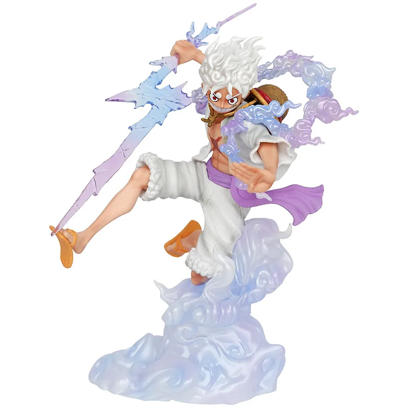 Anime One Piece Sun God Gear 5 Luffy Figure Nika Combat Edition Action Figure Statue Model Decoration Emitting Light Doll Toys
Anime One Piece Sun God Gear 5 Luffy Figure Nika Combat Edition Action Figure Statue Model Decoration Emitting Light Doll Toys