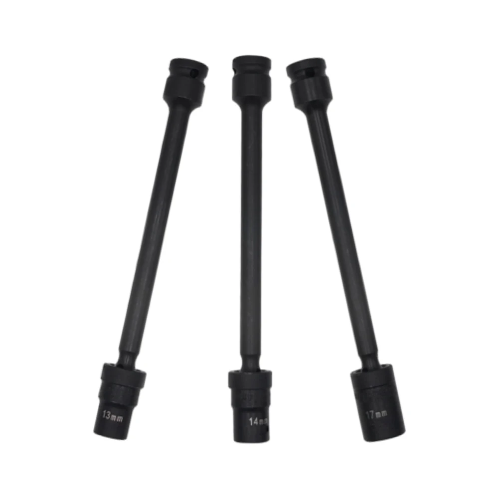3pcs 1/2inch H13-H17 Extra Long Deep Socket Wrench Hex Head Automotive Repair Chromium-vanadium Steel Hand Tools Accessories
3pcs 1/2inch H13-H17 Extra Long Deep Socket Wrench Hex Head Automotive Repair Chromium-vanadium Steel Hand Tools Accessories