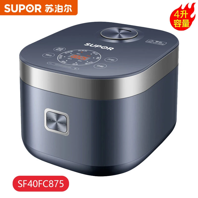 SUPOR Rice Cooker 4L Household Multi-function Rice Cooker 24H Smart Appointment 2-6 People Removable and Washable Inner Cover
SUPOR Rice Cooker 4L Household Multi-function Rice Cooker 24H Smart Appointment 2-6 People Removable and Washable Inner Cover