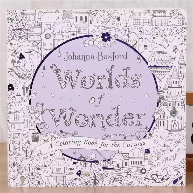 

Книга-раскраска «World of Wonder», 80 страниц, 25 х25 см