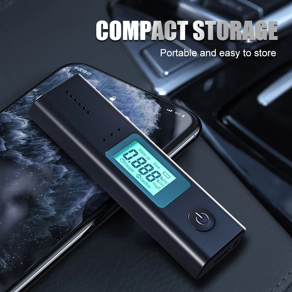 Professional Breathalyzer Rechargeable Alcohol Tester Accurate with LCD Display 3 Color Indicator Portable Alcohol Analyzer Tool
Professional Breathalyzer Rechargeable Alcohol Tester Accurate with LCD Display 3 Color Indicator Portable Alcohol Analyzer Tool