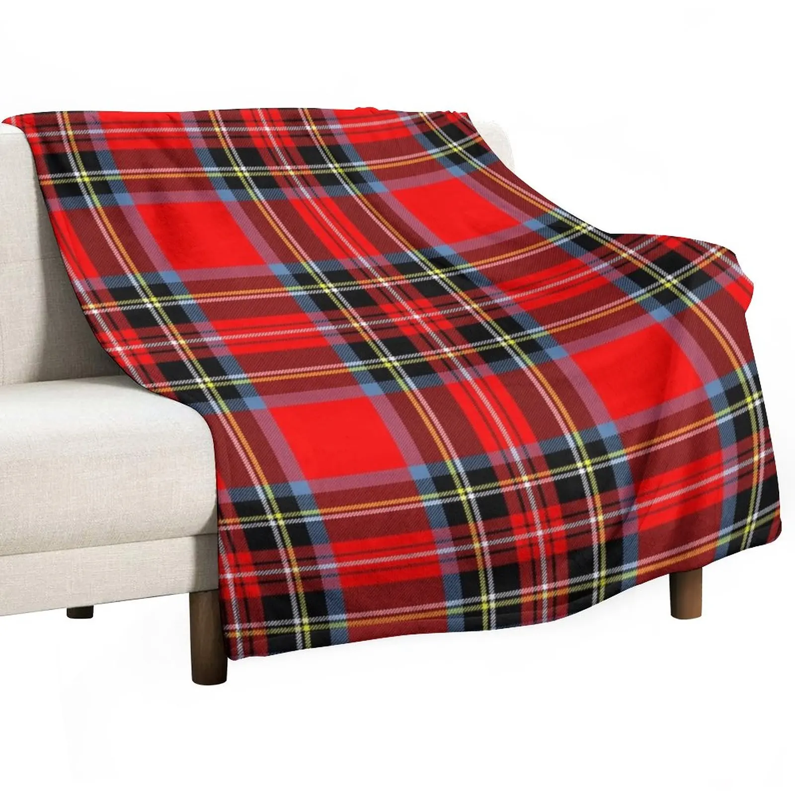 

Stewart Royal Modern Tartan Throw Blanket Flannels Tourist Fashion Sofas Blankets