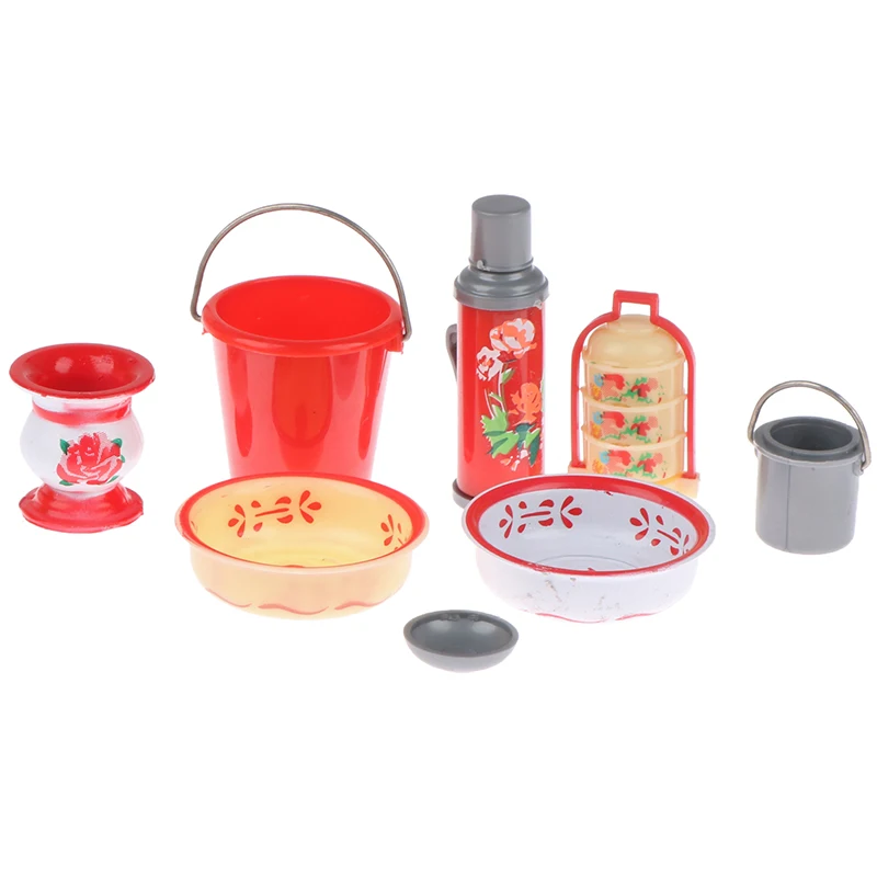 8pcs/set 1:12 Dollhouse Miniature Bathroom Chinese Style Retro Wash Basin Model Landscape Furniture Diy Decor Accessories Toys
8pcs/set 1:12 Dollhouse Miniature Bathroom Chinese Style Retro Wash Basin Model Landscape Furniture Diy Decor Accessories Toys