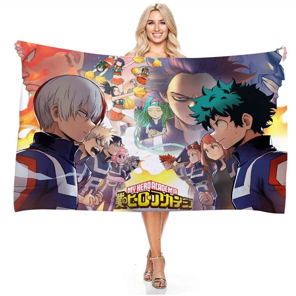Anime My Hero Academia Towels Bathroom Bath Towel for Kids Boys Adults Soft Microfiber Beach Towel Beach Cushion Picnic Blanket
Anime My Hero Academia Towels Bathroom Bath Towel for Kids Boys Adults Soft Microfiber Beach Towel Beach Cushion Picnic Blanket