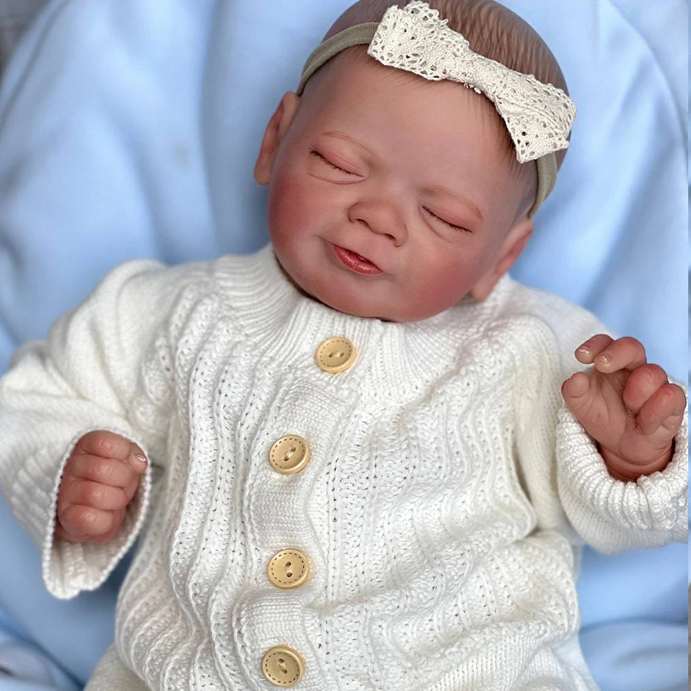 18 Inch Vito Reborn Baby Doll Finished 3D Painted Bebe Reborn Newborn Real Alive Collectible Art Doll Toys Gift
18 Inch Vito Reborn Baby Doll Finished 3D Painted Bebe Reborn Newborn Real Alive Collectible Art Doll Toys Gift