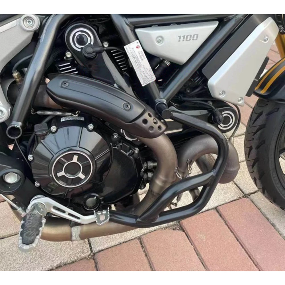 Front Engine Guard Crash Bar Protection Anti-fall Thickened steel&Sissy Bar Backrest For DUCATI SCRAMBLER 1100 2018-2019
Front Engine Guard Crash Bar Protection Anti-fall Thickened steel&Sissy Bar Backrest For DUCATI SCRAMBLER 1100 2018-2019