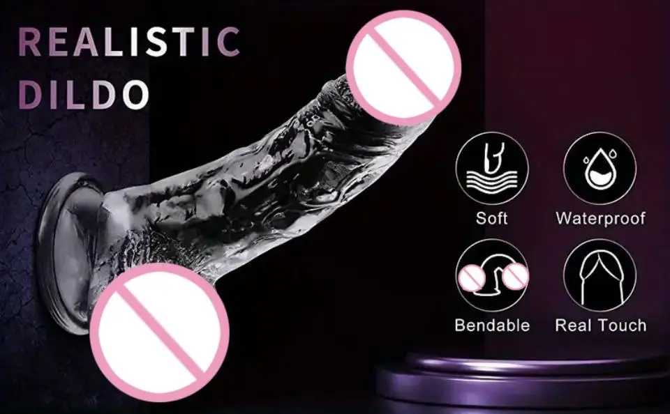 Realistic Dildo With Suction Cup Huge Jelly Dildos Sex Toys for Woman Men Fake Dick Big Penis Anal Butt Plug Erotic Sex Shop Realistic Dildo With Suction Cup Huge Jelly Dildos Sex Toys for Woman Men Fake Dick Big Penis Anal Butt Plug Erotic Sex Shop