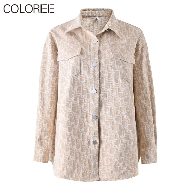 Oversized Blusa Mujer Moda 2023 High Quality Jacquard Denim Tops for Women Luxury Designer Blusas Elegantes
Oversized Blusa Mujer Moda 2023 High Quality Jacquard Denim Tops for Women Luxury Designer Blusas Elegantes