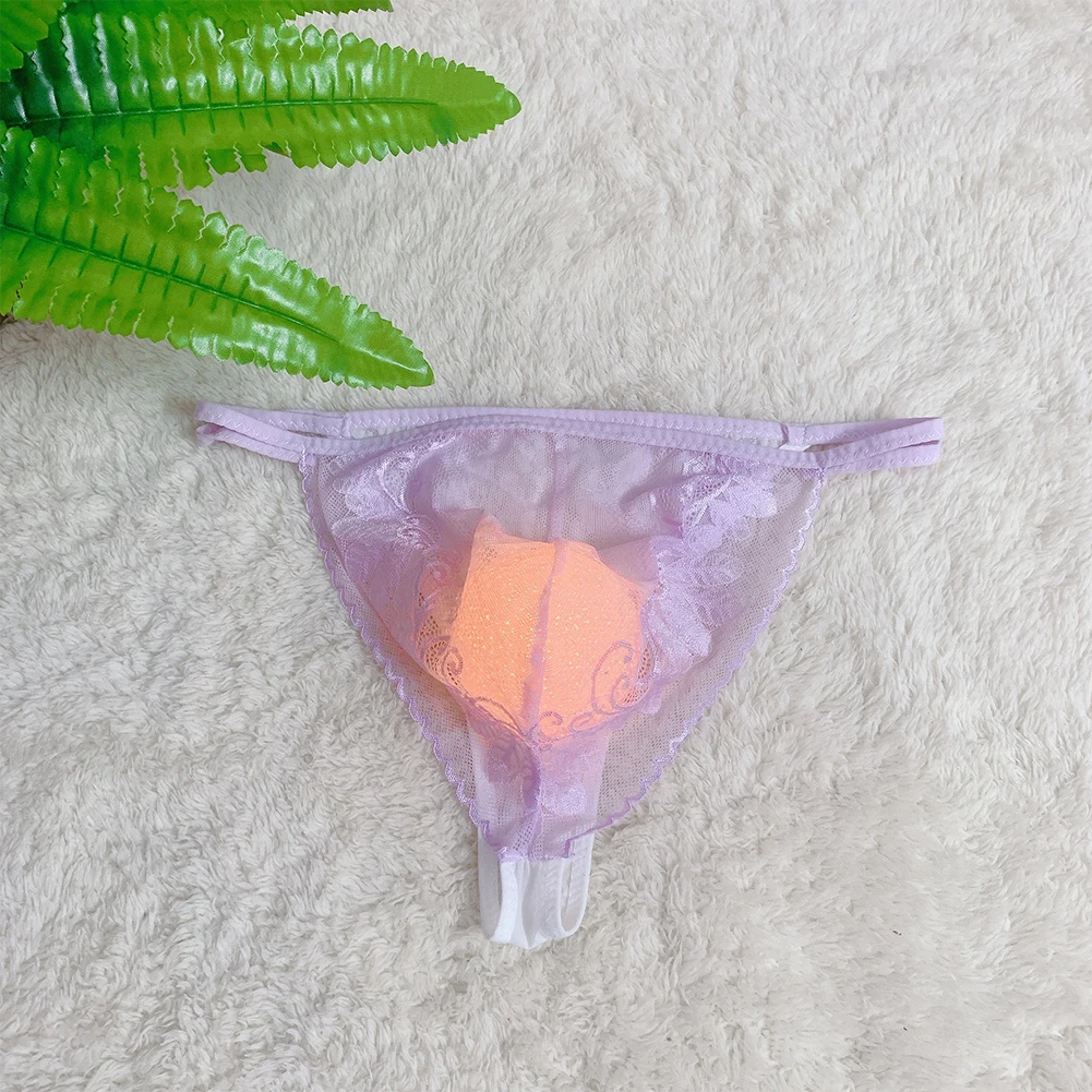 Sissy Lace Thongs Woman Underwear For Men Soft G-String Breathable Underpants Transparent Lingerie Gay Elastic Waist Knickers
Sissy Lace Thongs Woman Underwear For Men Soft G-String Breathable Underpants Transparent Lingerie Gay Elastic Waist Knickers