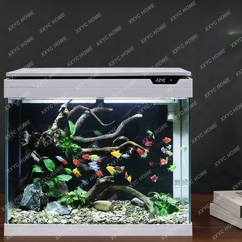 Small Living Room Home Fish Globe Super White Base Cabinet Ecological New Fish Tank Glass Fish Tank Fish Tank
Small Living Room Home Fish Globe Super White Base Cabinet Ecological New Fish Tank Glass Fish Tank Fish Tank