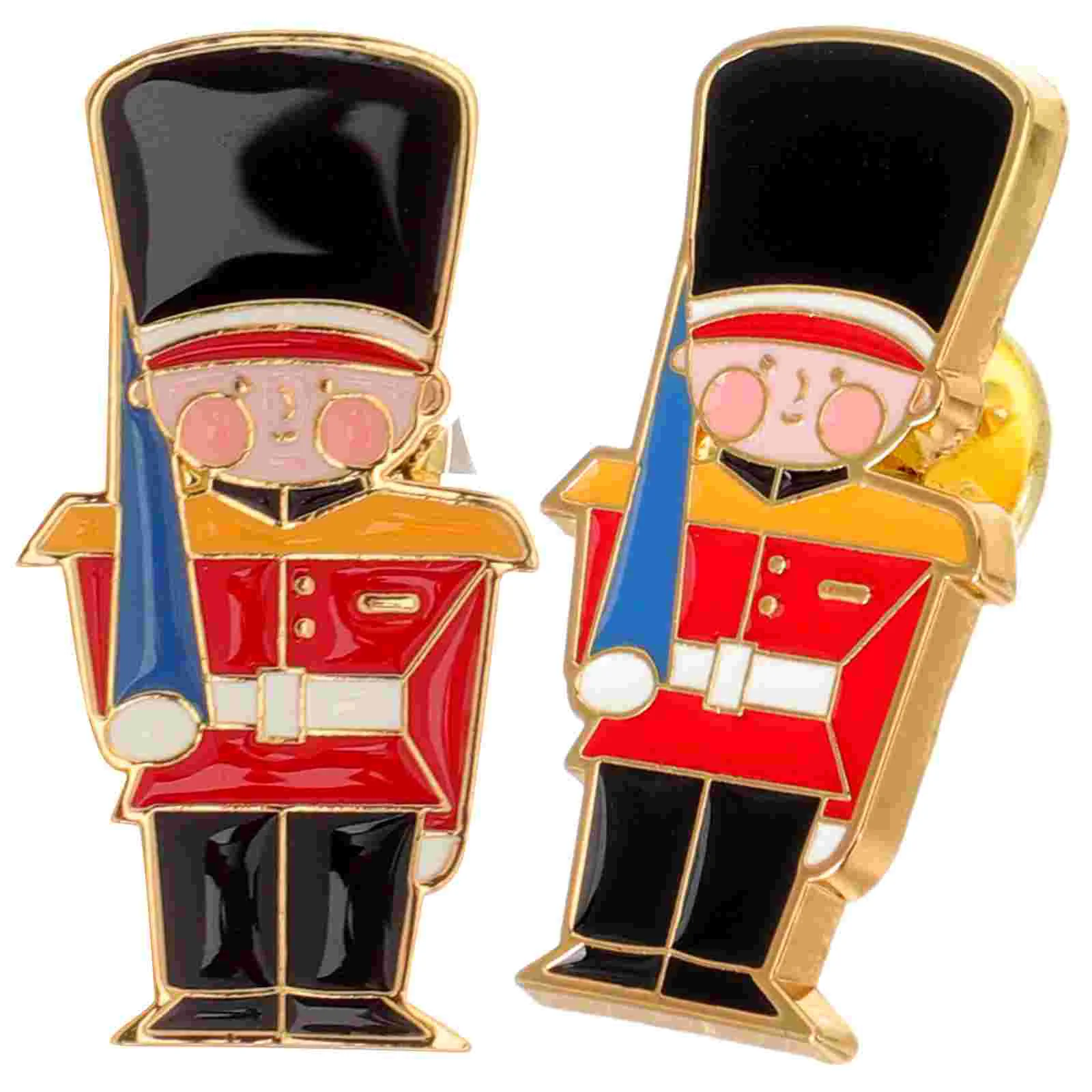 2 Pcs Nutcracker Brooch Clothes Lapel Pin Decorations for Home Clothing Metal Trim Breastpin Brooches Women Backpacks
2 Pcs Nutcracker Brooch Clothes Lapel Pin Decorations for Home Clothing Metal Trim Breastpin Brooches Women Backpacks