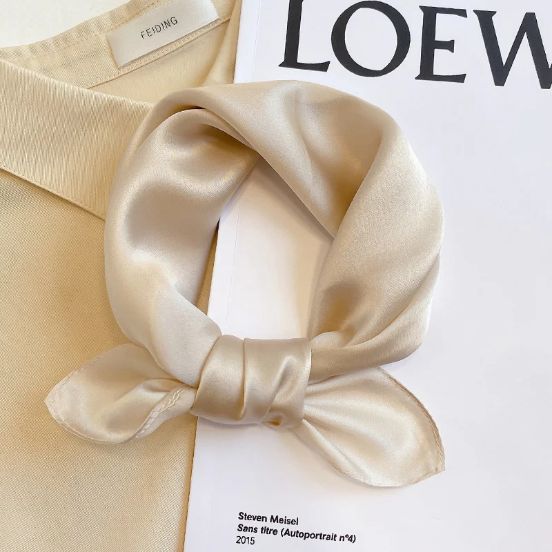 Fashion 100% Real Silk Scarf Women Shawls Wraps for Ladies Neckerchief Foulard Scarves Pashmina Female Shawl Hijab Bandana 2024 16 S1eedde9f7e4f432faf10cf8e1a2d46dbU