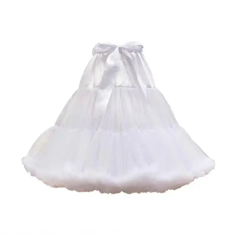 

Bridal Wedding Dress Skirt Bustle Ball Gown Boneless Soft Brace Fluffy crinoline Petticoat Buckle Lolita