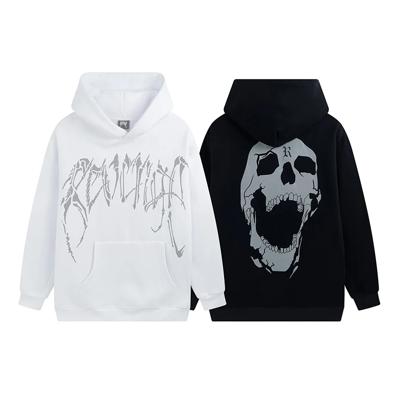 Revenge Hoodie Men's and Women's Skull Head Keel Print Casual Fashion Trend Street HIP-HOP Suede Sweater
Revenge Hoodie Men's and Women's Skull Head Keel Print Casual Fashion Trend Street HIP-HOP Suede Sweater