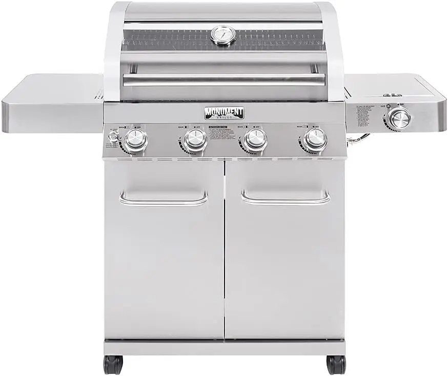 Larger Convertible 4-Burner Natural Gas Grill Stainless Steel Cabinet Style Propane Grills Side Burner(Without Conversion Kit)
Larger Convertible 4-Burner Natural Gas Grill Stainless Steel Cabinet Style Propane Grills Side Burner(Without Conversion Kit)