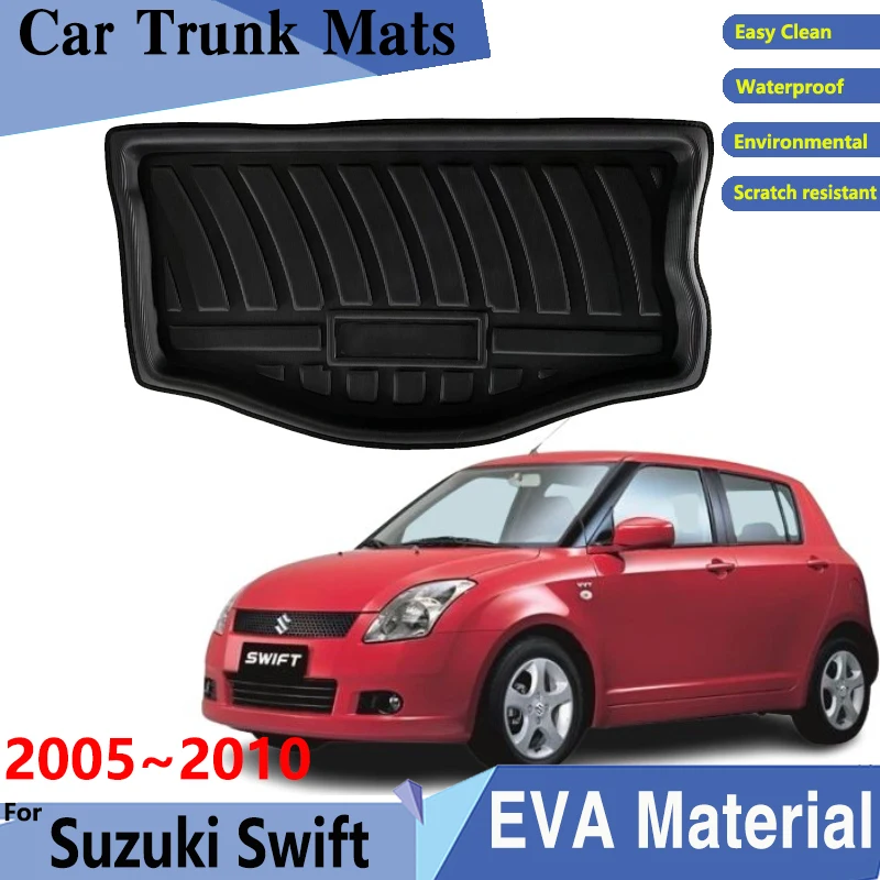 Коврик для багажника автомобиля для Suzuki Swift Hatchback 2005 2006 2007 2008 2009 2010, автомобильный водонепроницаемый багажник, простая очистка заднего вида, автомобильные аксессуары
Коврик для багажника автомобиля для Suzuki Swift Hatchback 2005 2006 2007 2008 2009 2010, автомобильный водонепроницаемый багажник, простая очистка заднего вида, автомобильные аксессуары