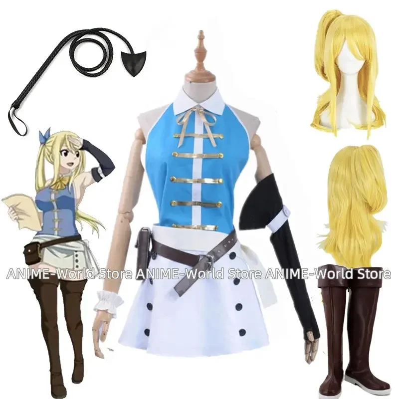 Anime Cosplay Costume Lucy Heartfilia Sexy Open Back Top White Mini Skirt Bag Shoes for Women Halloween Custom Size
Anime Cosplay Costume Lucy Heartfilia Sexy Open Back Top White Mini Skirt Bag Shoes for Women Halloween Custom Size