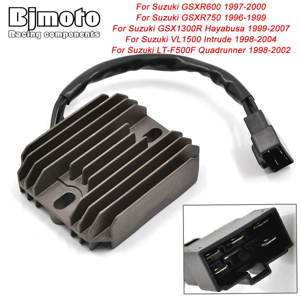 YHC SH640EB Motorcycle Metal Voltage Regulator Rectifier For Suzuki GSXR600 GSXR750 GSXR1000 GSX1300R Hayabusa VL1500 Intruder
YHC SH640EB Motorcycle Metal Voltage Regulator Rectifier For Suzuki GSXR600 GSXR750 GSXR1000 GSX1300R Hayabusa VL1500 Intruder