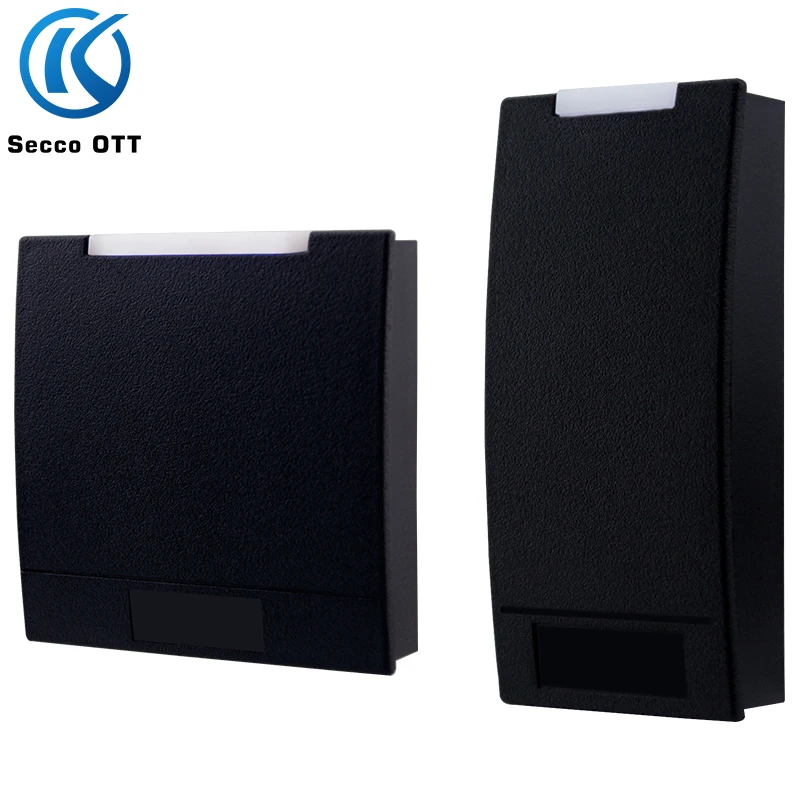 

Outdoor Waterproof 125KHZ, 13.56MHZ Access Control Card Reader, WG26/34 Format, Contactless NFC Inductive RF Swipe Card