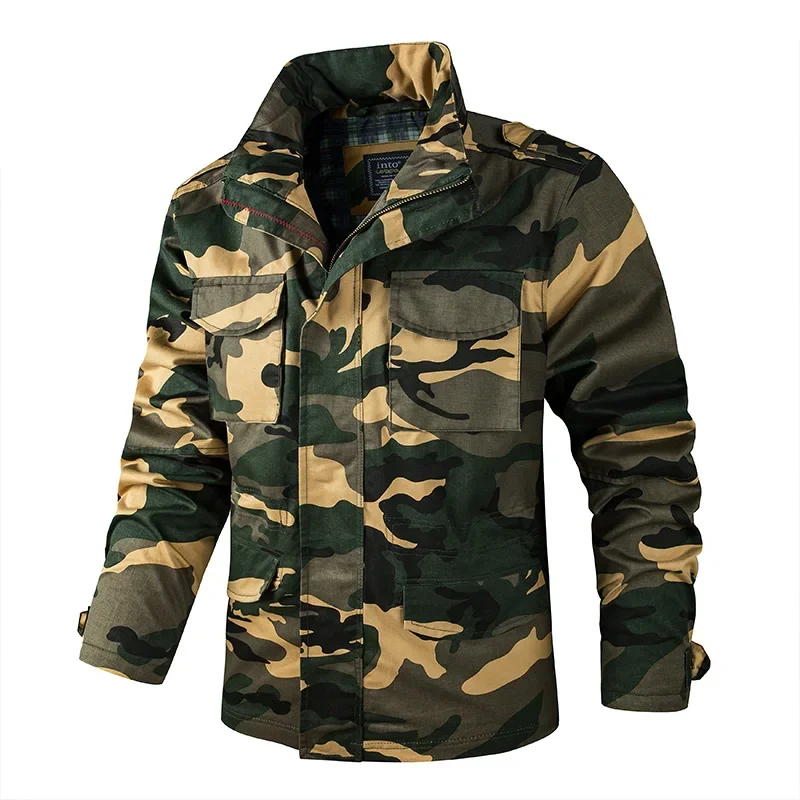 

UETEEY Bomber Camouflage Men Jackets Outdoor Hunting Thin Windbreaker Coat Man Clothing Tactical Military Male Casual Jacket