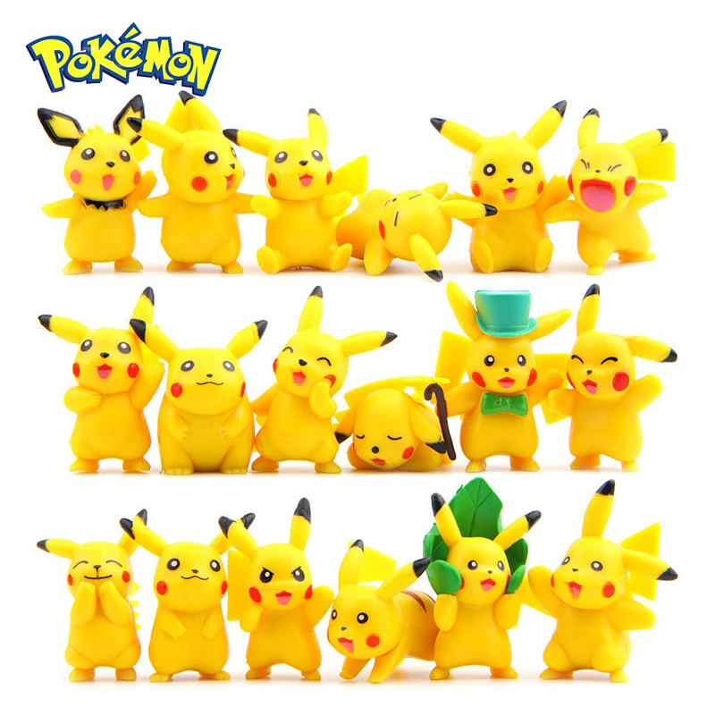 18pcs/set New Hot Selling Pokemon Pikachu Anime Figures Model Toys Cute Kawaii Decoration Model Kids Children Birthday Gift
18pcs/set New Hot Selling Pokemon Pikachu Anime Figures Model Toys Cute Kawaii Decoration Model Kids Children Birthday Gift