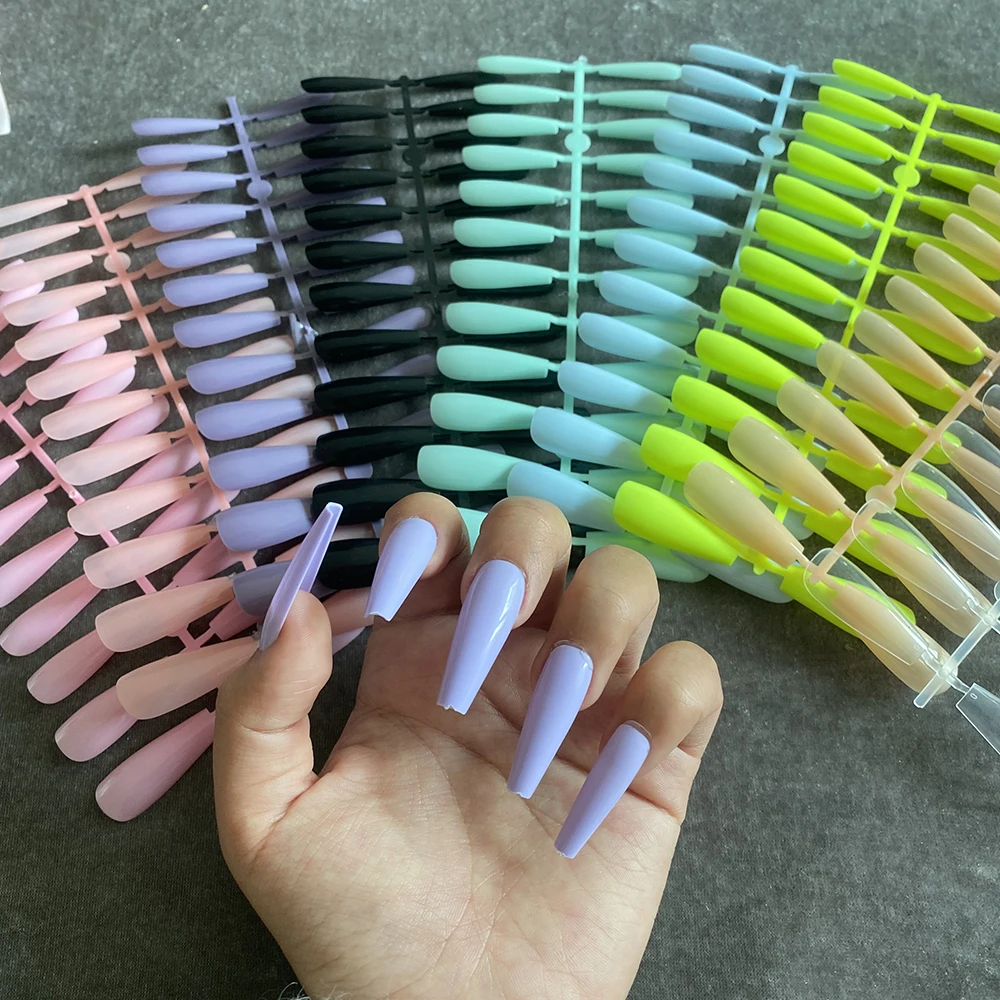 24pcs Mix Colors Smooth Super Long Coffin Full Cover Nails Ballet Press On Nail Tips Nail Art Artificial Fingernails Fake Nail
24pcs Mix Colors Smooth Super Long Coffin Full Cover Nails Ballet Press On Nail Tips Nail Art Artificial Fingernails Fake Nail