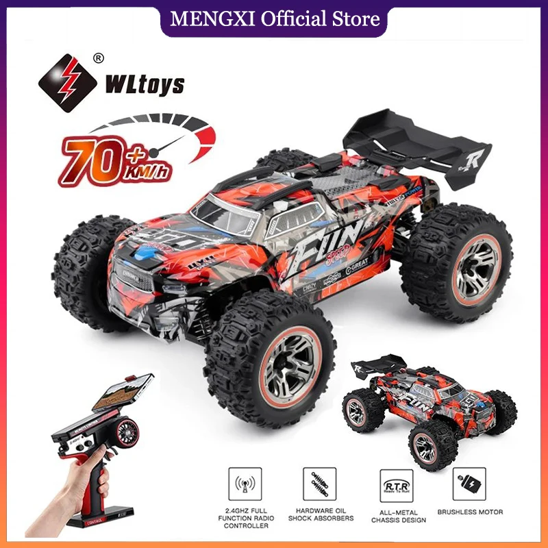 

WLtoys 184008 70KM/H 4WD RC Car Professional Monster Truck High Speed Drift Racing Remote Control Cars Children's Toys for Boys