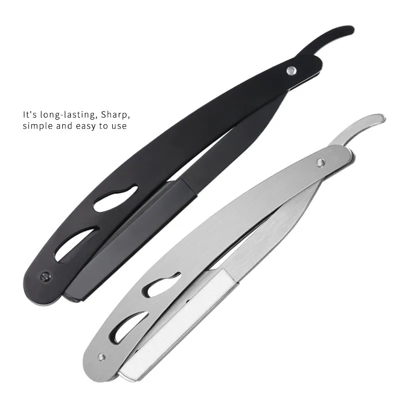 Folding Razor Shaver Straight Stainless Steel Professional Knife Hair Removal Men Barber Edge Safety Manual Razor Blades Shaving
Folding Razor Shaver Straight Stainless Steel Professional Knife Hair Removal Men Barber Edge Safety Manual Razor Blades Shaving