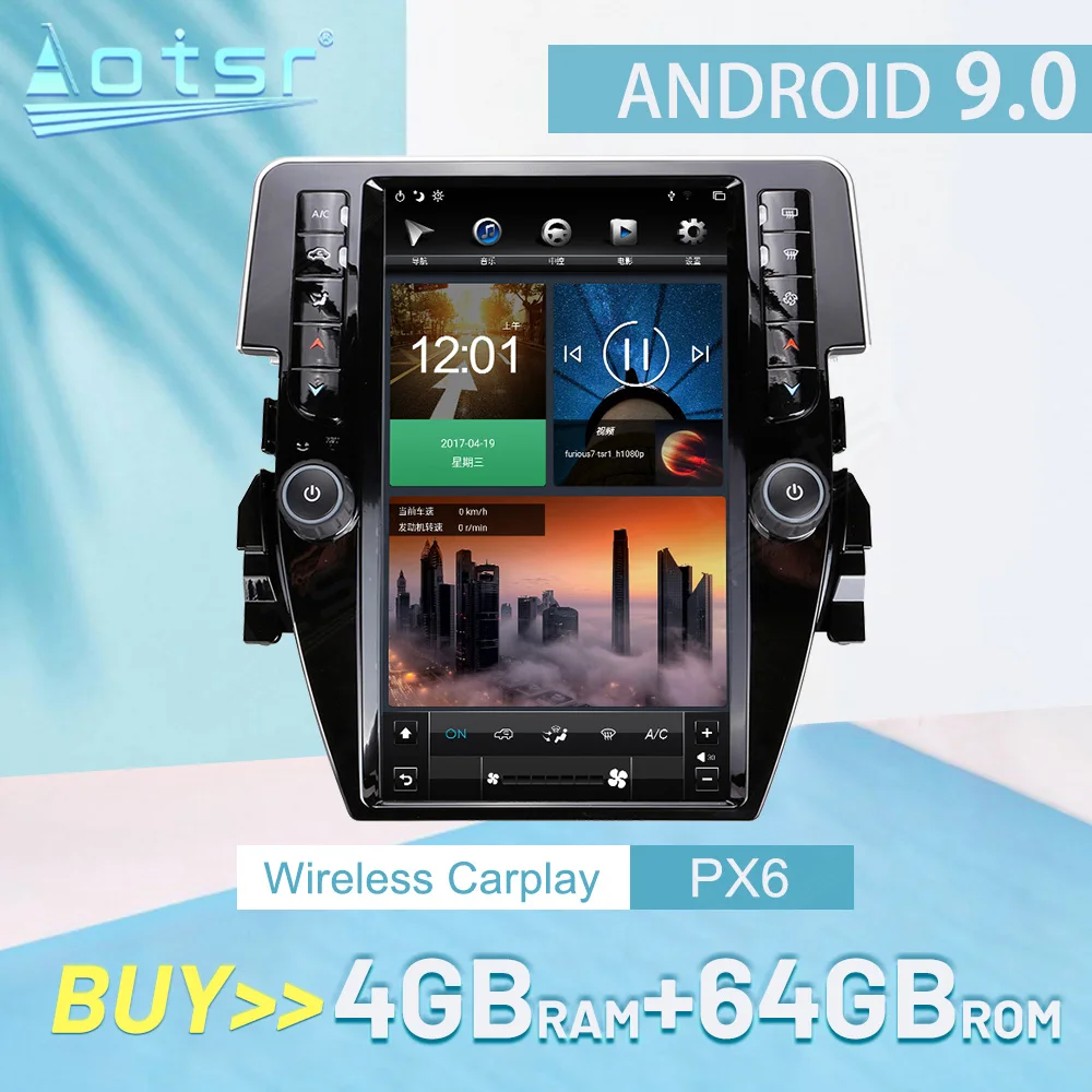 For Honda Civic 2016-2020 Android CarPlay Video Player DSP IPS GPS Navigation Auto Stereo Multimedia Head unit 2 din autoradio
For Honda Civic 2016-2020 Android CarPlay Video Player DSP IPS GPS Navigation Auto Stereo Multimedia Head unit 2 din autoradio