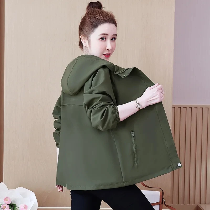 Double-Layer Lining Women Chic Trench Coat 2023 Spring Autumn New Hooded Base Coat Loose Windbreaker Casual Outerwear Female
Double-Layer Lining Women Chic Trench Coat 2023 Spring Autumn New Hooded Base Coat Loose Windbreaker Casual Outerwear Female