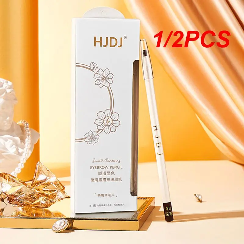 1/2PCS Waterproof And Sweat-proof Natural Eyebrow Pencil Stereo Eyebrow Pencil No Cutting Not Easy To Fade
1/2PCS Waterproof And Sweat-proof Natural Eyebrow Pencil Stereo Eyebrow Pencil No Cutting Not Easy To Fade