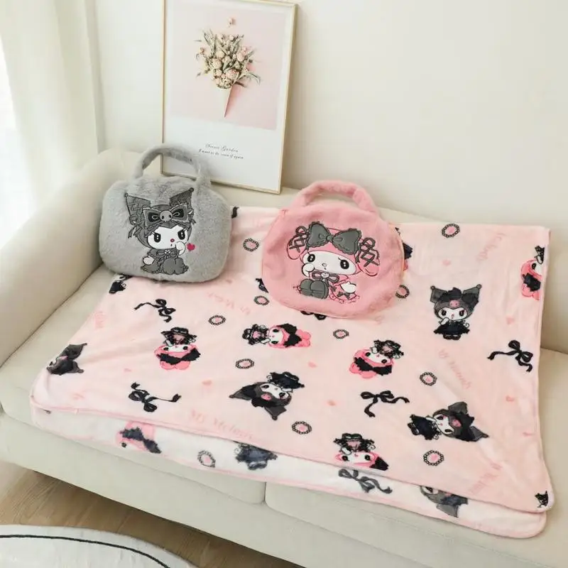 Sanrio My Melody Kuromi Cartoon Coral Velvet Thickened Blanket Office Nap Blanket Portable Car Travel Blanket Tote Blanket Bag
Sanrio My Melody Kuromi Cartoon Coral Velvet Thickened Blanket Office Nap Blanket Portable Car Travel Blanket Tote Blanket Bag