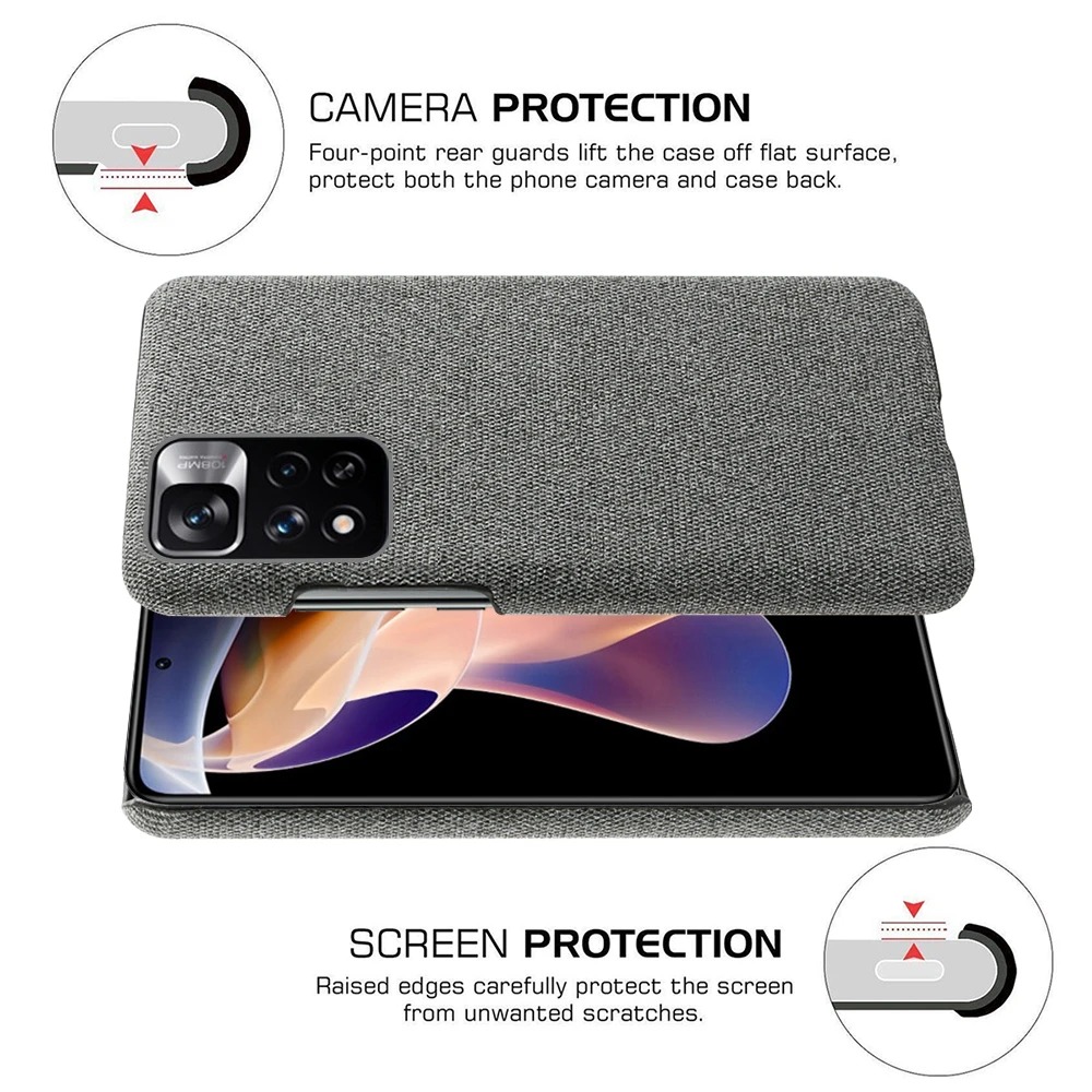 Xiaomi Redmi Note 11 Pro Case Luxury Fabric Antiskid Funda For Xiomi Redmi Note11 Pro Funda Cloth Capa For Redmi Note 11Pro Case 
Xiaomi Redmi Note 11 Pro Case Luxury Fabric Antiskid Funda For Xiomi Redmi Note11 Pro Funda Cloth Capa For Redmi Note 11Pro Case