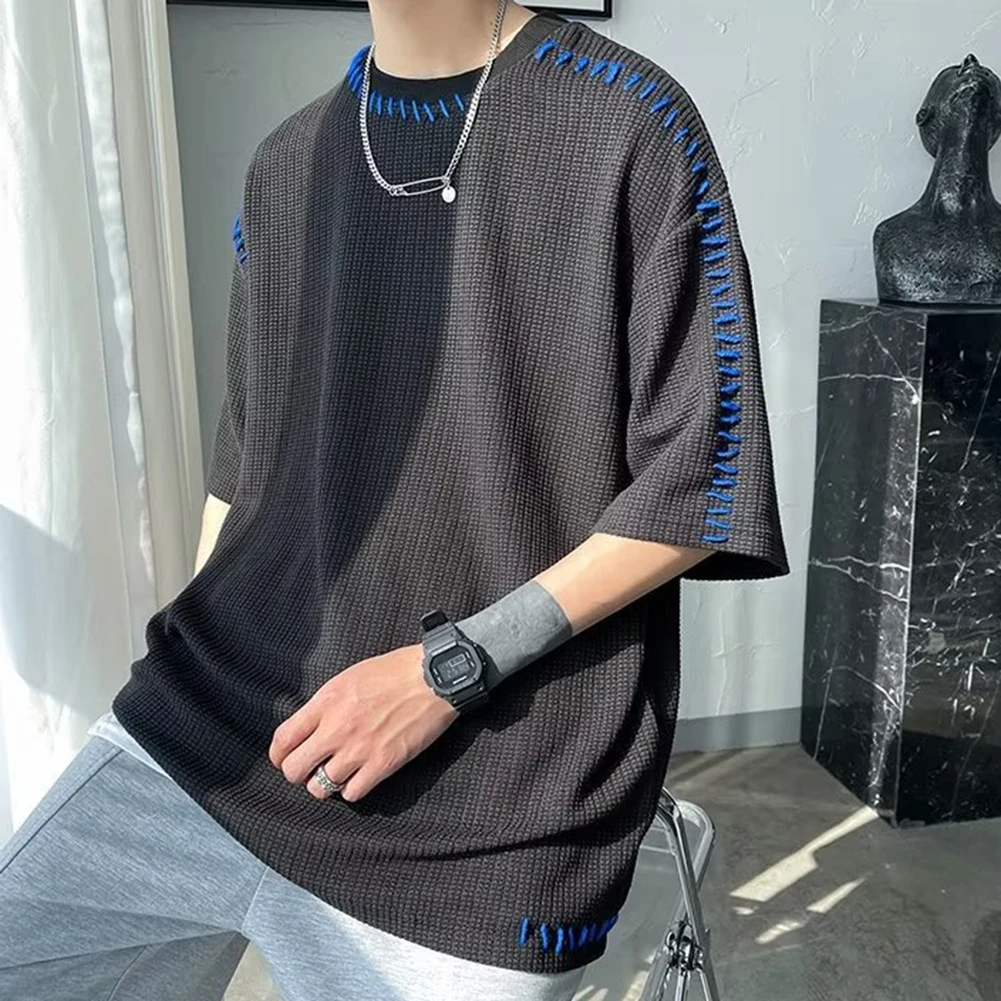 Men T Shirt T Shirt Casual Harajuku T Shirts Manual Suture Men Streetwear For Men High Quality Widely Applicable
Men T Shirt T Shirt Casual Harajuku T Shirts Manual Suture Men Streetwear For Men High Quality Widely Applicable