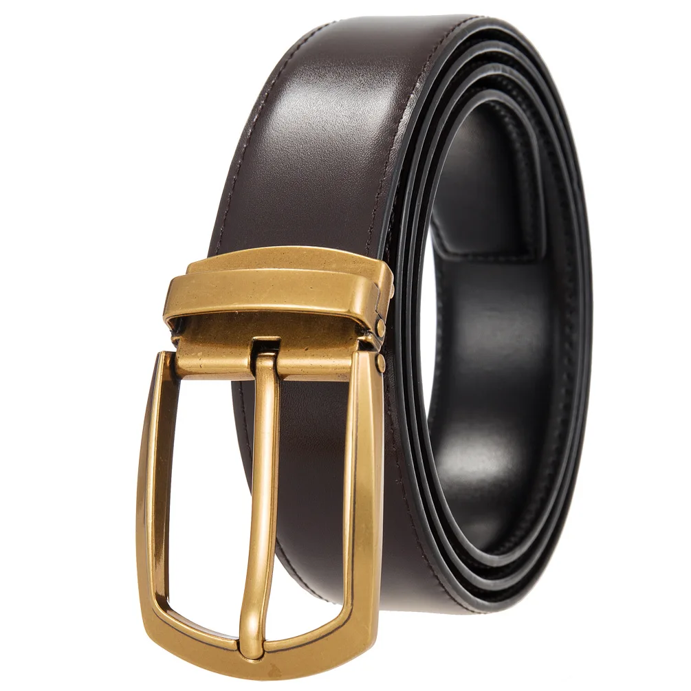 Men Belts Designer Buckle Genuine Cow Leather Luxury Gift Formal Ceinture Homme Business Cowboy Waistband Trouser
Men Belts Designer Buckle Genuine Cow Leather Luxury Gift Formal Ceinture Homme Business Cowboy Waistband Trouser