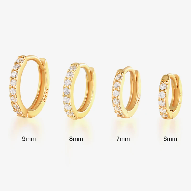 925 Sterling Silver Minimal Hoop Earrings Crystal Zirconia Small Cartilage Earring Helix Tragus Earring Piercing Jewelry
925 Sterling Silver Minimal Hoop Earrings Crystal Zirconia Small Cartilage Earring Helix Tragus Earring Piercing Jewelry