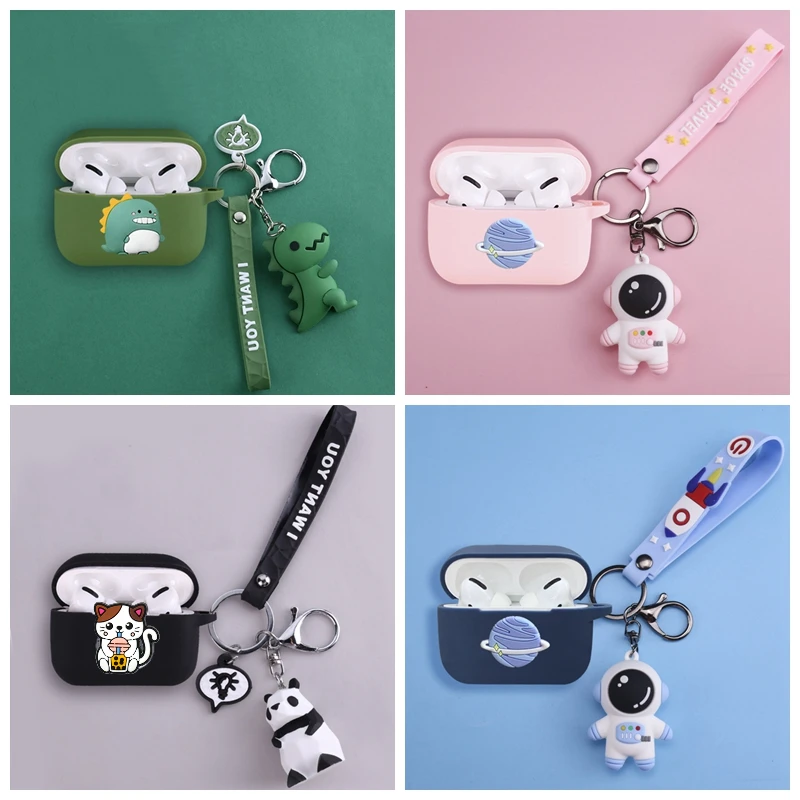 

Cartoon Cute Case For Apple AirPods 3 Case Silicone airpods 1/2 case AirPods Pro Wireless Bluetooth Earphones Protective Cover