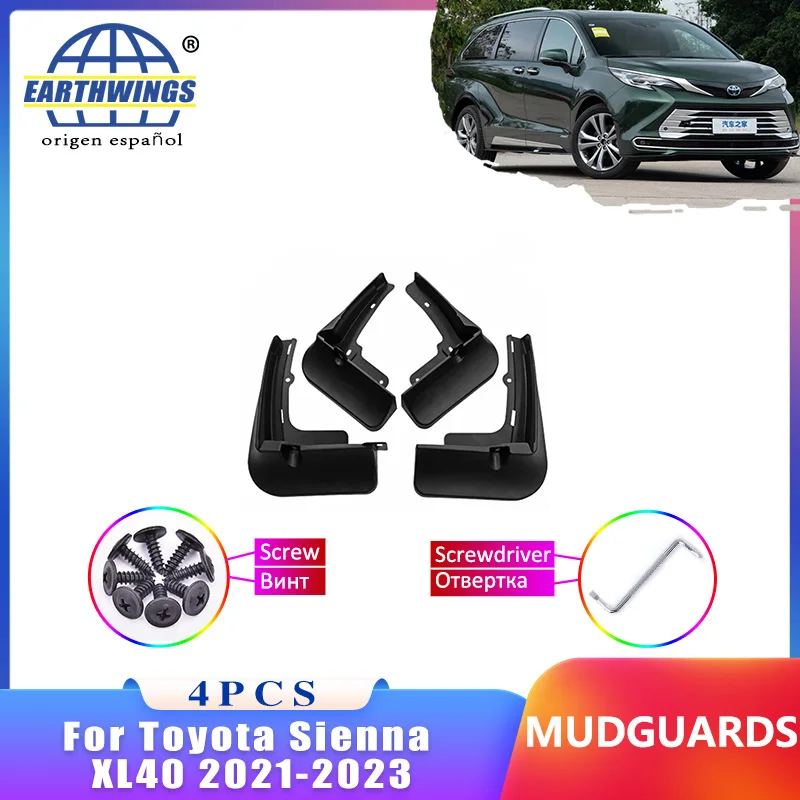 Mudflap For Toyota Sienna XL40 2021-2023 Toyota Granvia Front Rear Fender Car Styling Accessorie Upgrade Version Four Piece Set
Mudflap For Toyota Sienna XL40 2021-2023 Toyota Granvia Front Rear Fender Car Styling Accessorie Upgrade Version Four Piece Set