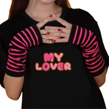 Fashion Striped Long Fingerless Gloves Wrist Elbow Gloves Arm Warmer Knitted Elbow Mittens Anime Gloves Cosplay Accessories
Fashion Striped Long Fingerless Gloves Wrist Elbow Gloves Arm Warmer Knitted Elbow Mittens Anime Gloves Cosplay Accessories