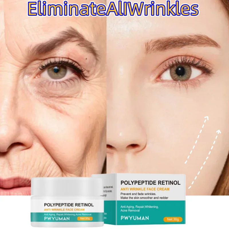 Instant Wrinkle Removal Face Cream Fade Fine Lines Firming Lifting Anti-Aging Improve Puffiness Moisturizing Tighten Beauty Care
Instant Wrinkle Removal Face Cream Fade Fine Lines Firming Lifting Anti-Aging Improve Puffiness Moisturizing Tighten Beauty Care