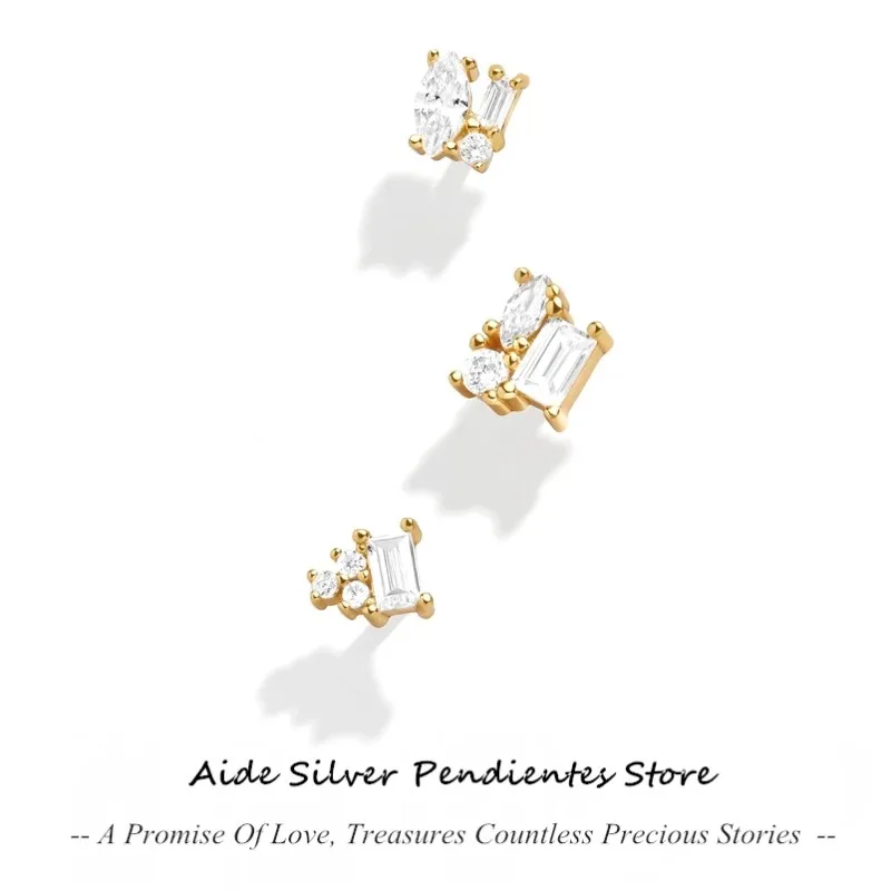 AIDE Multible Exquisite Cubic Zirconia Piercing Earings 925 Sterling Silver Ear Studs Set Charming Earrings for Women Jewelry
AIDE Multible Exquisite Cubic Zirconia Piercing Earings 925 Sterling Silver Ear Studs Set Charming Earrings for Women Jewelry