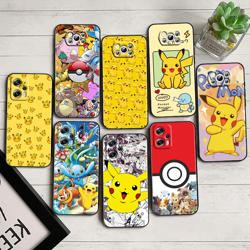 Pokemon Pikachu Cute For Xiaomi Poco F5 X5 C55 C50 M5 M4 X4 X3 F3 GT NFC M3 C3 M2 F2 F1 X2 Pro Silicone Black Phone Case Fundas
Pokemon Pikachu Cute For Xiaomi Poco F5 X5 C55 C50 M5 M4 X4 X3 F3 GT NFC M3 C3 M2 F2 F1 X2 Pro Silicone Black Phone Case Fundas