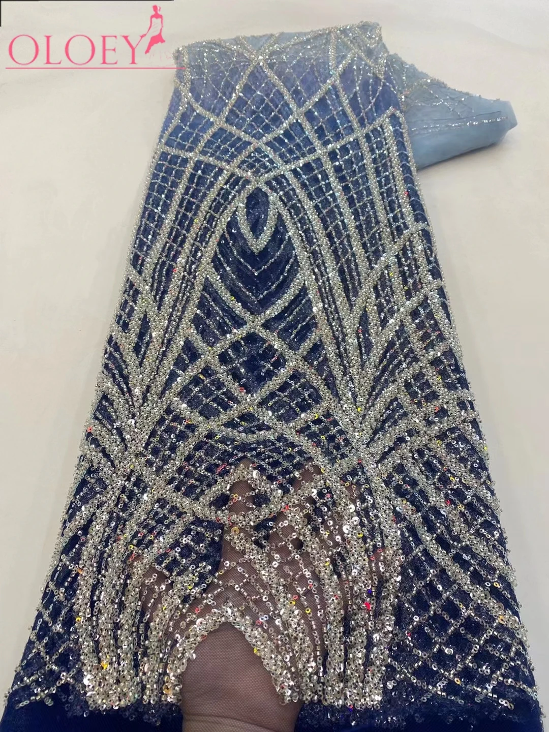 2023 Fashion Elegant French Embroidery Beaded Lace Fabric African Nigerian With Sequins Fabric For Wedding Dress
2023 Fashion Elegant French Embroidery Beaded Lace Fabric African Nigerian With Sequins Fabric For Wedding Dress