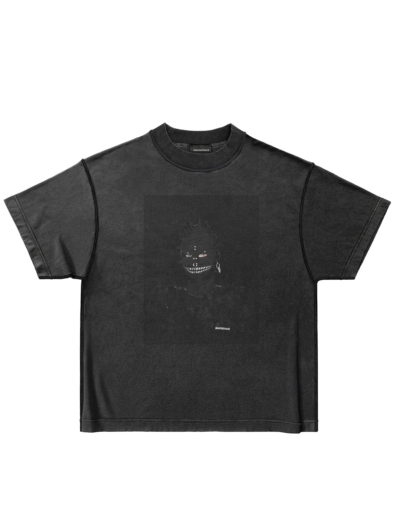 High Quality Short Sleeved New Fashion Brand Punk Character Print Kan Line Washed Old Short Sleeved T-shirt Loose Large Unisex
High Quality Short Sleeved New Fashion Brand Punk Character Print Kan Line Washed Old Short Sleeved T-shirt Loose Large Unisex