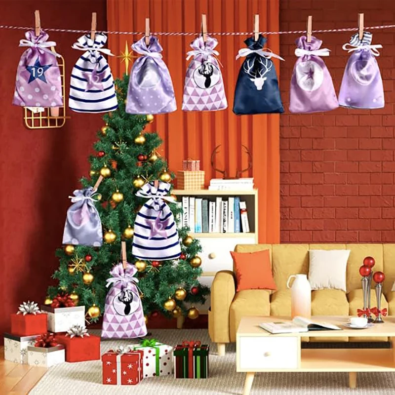 24pcs/set Christmas Gift Bags Santa Claus Tote Bags Holiday Party Decoration Bags Candy Gift Bags New
24pcs/set Christmas Gift Bags Santa Claus Tote Bags Holiday Party Decoration Bags Candy Gift Bags New