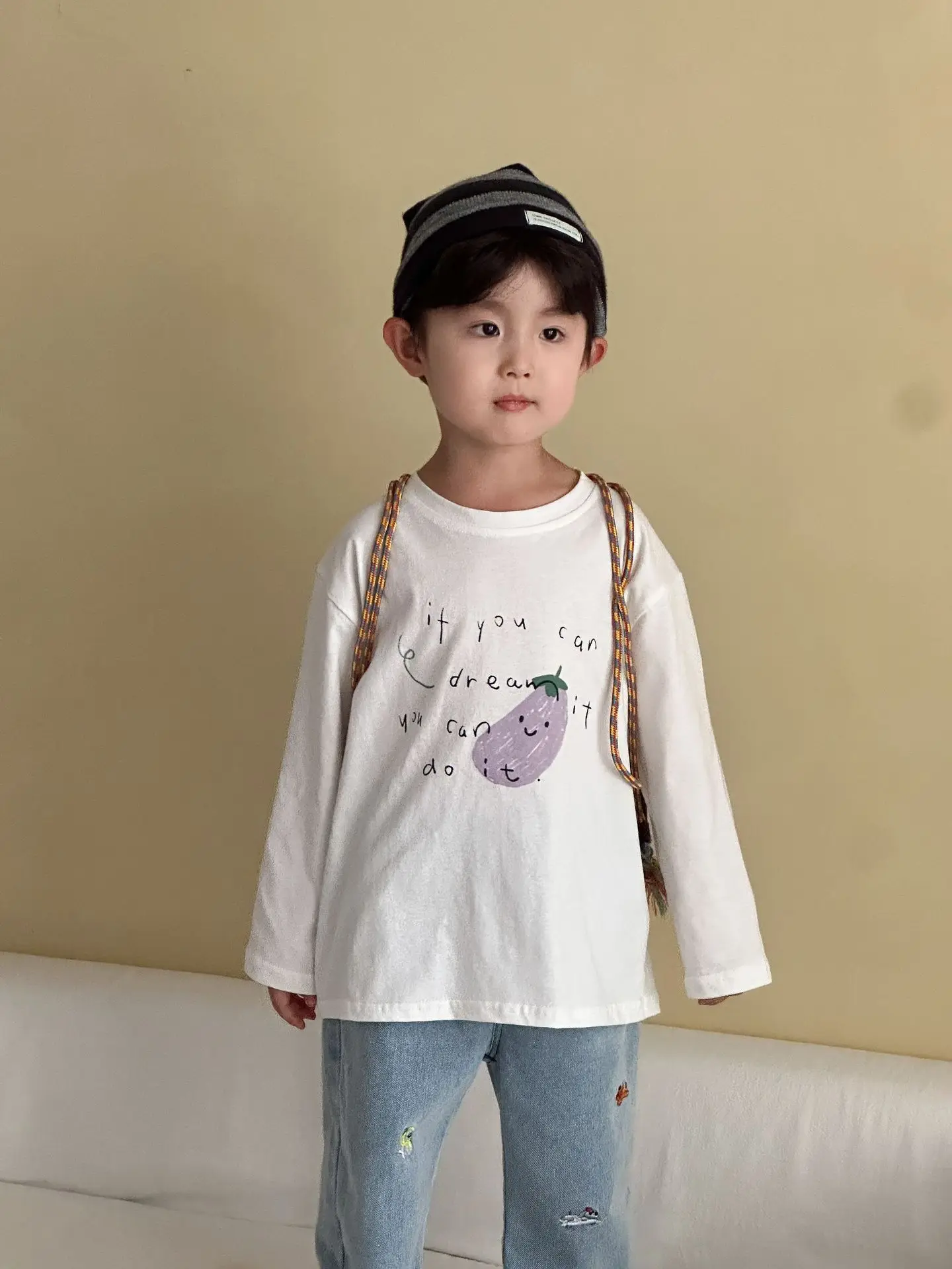 2025 Autumn New Children Long Sleeve T Shirts Cartoon Print Girls Bottoming Shirts Baby Boys Cotton Casual Tops Kids Clothes 32 S1f0e6a71c1bc4d6ba646e9b2db250585Q