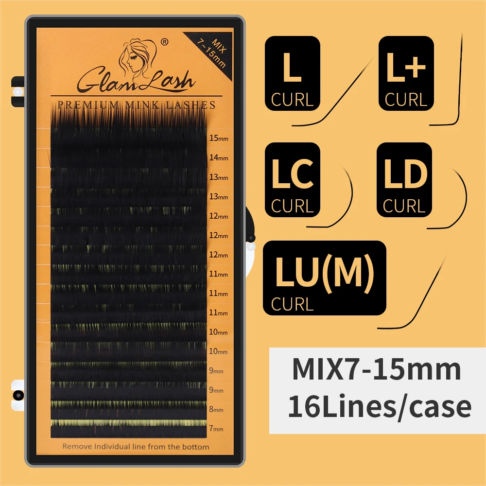 Накладные ресницы GLAMLASH из искусственной норки L/L +/LC/LD/LU(M)/N, индивидуальные ресницы, матовые черные русские объемные ресницы, инструменты для макияжа
Накладные ресницы GLAMLASH из искусственной норки L/L +/LC/LD/LU(M)/N, индивидуальные ресницы, матовые черные русские объемные ресницы, инструменты для макияжа